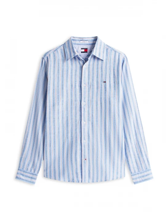 Foto van product Tommy Jeans Overhemd navy / lichtblauw / rood / wit