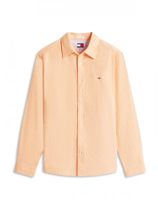 Foto van product Tommy Jeans Overhemd oranje gemêleerd
