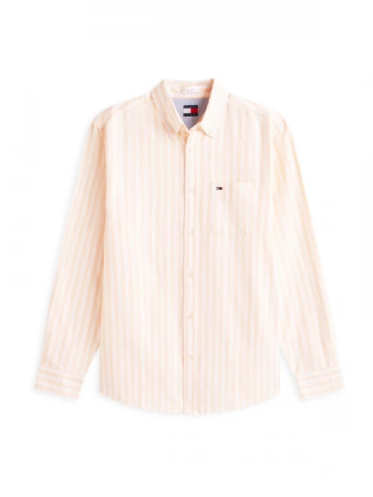 Foto van product Tommy Jeans Overhemd pasteloranje / wit