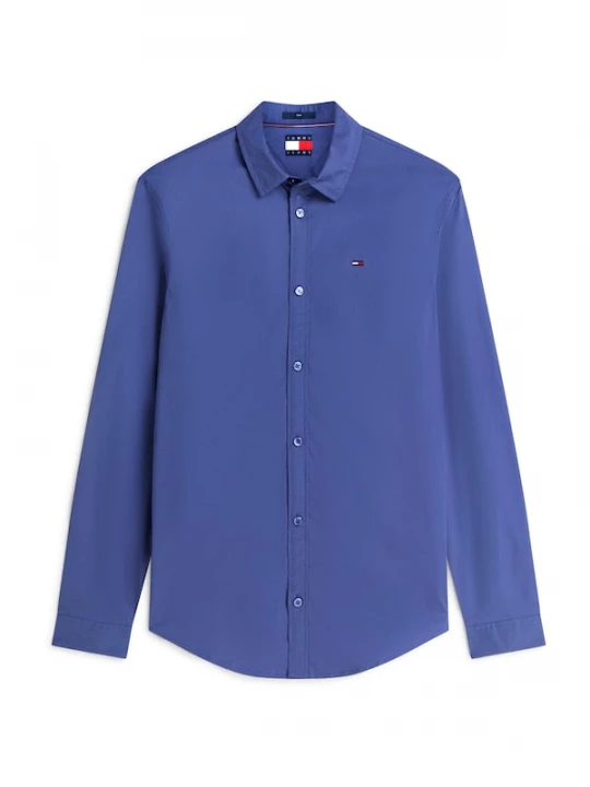 Foto van product Tommy Jeans Overhemd 'Slim Fit' donkerblauw