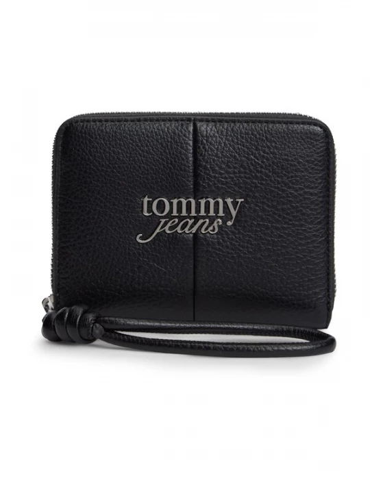 Foto van product Tommy Jeans Portemonnee 'Bold' zwart / zilver