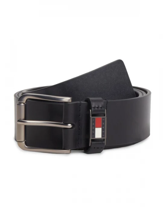 Foto van product Tommy Jeans Riem 'Scanton Roller Buckle' zwart