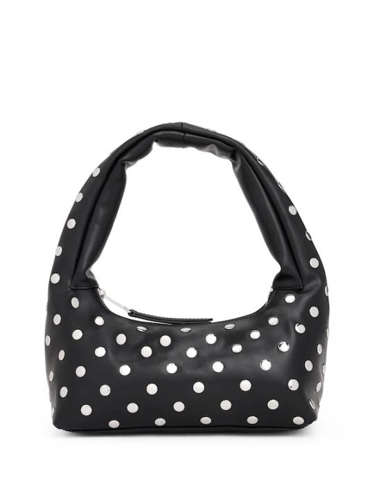 Foto van product Tommy Jeans Schoudertas 'HOLIDAY' zwart / zilver