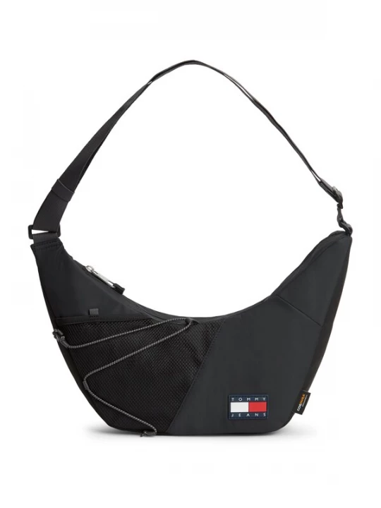 Foto van product Tommy Jeans Schoudertas 'Logo Outdoor' zwart