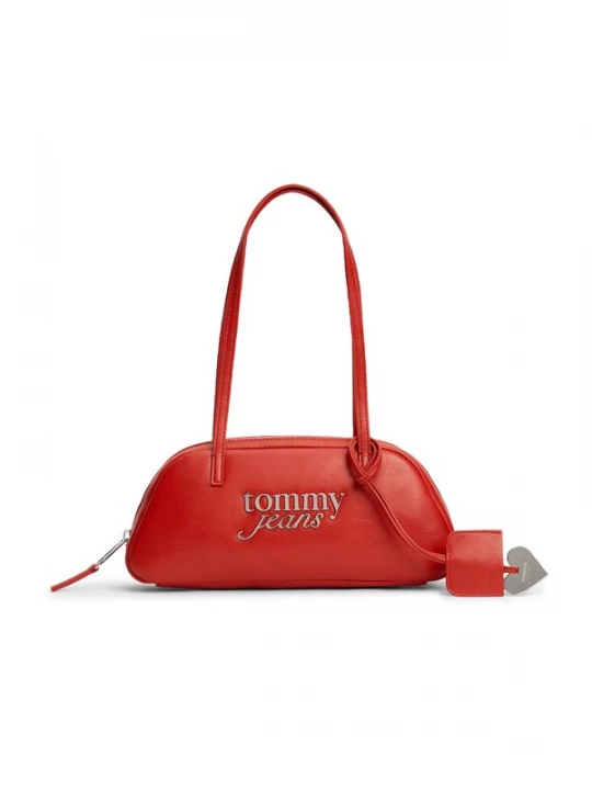 Foto van product Tommy Jeans Schoudertas 'Metal Logo Shoulder' knalrood