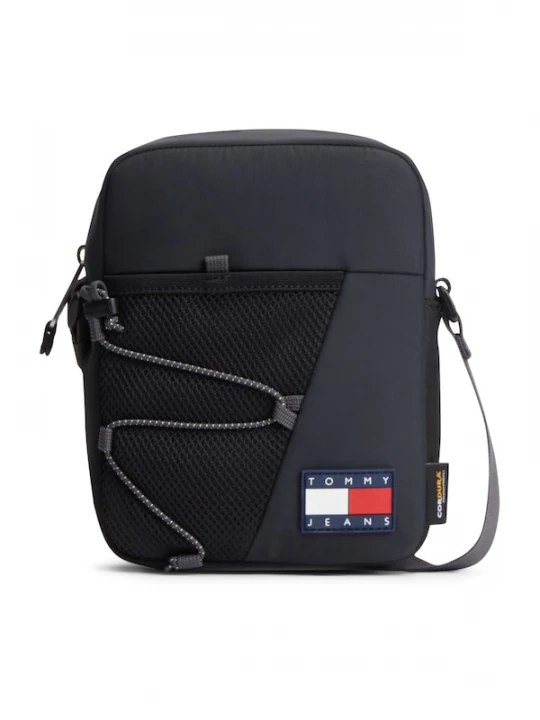 Foto van product Tommy Jeans Schoudertas 'Outdoor Pocket' navy / kersrood / zwart / wit