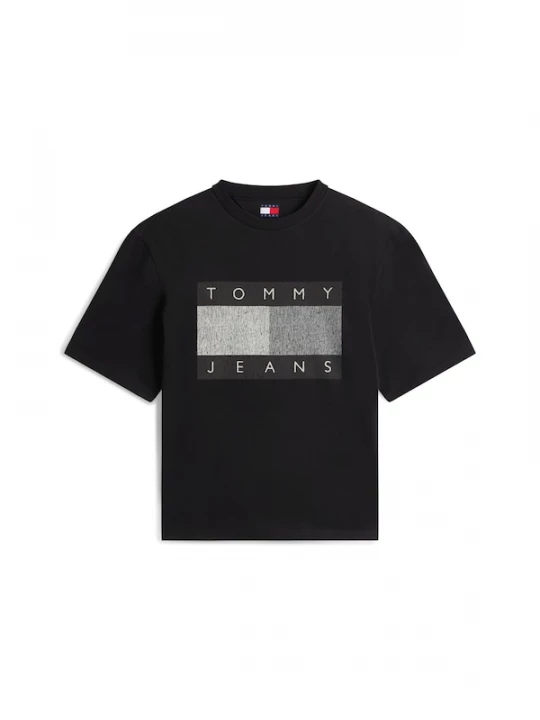Foto van product Tommy Jeans Shirt '90S' grijs / lichtgrijs / zwart