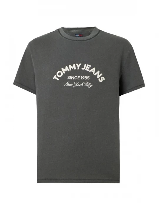 Foto van product Tommy Jeans Shirt antraciet / wit