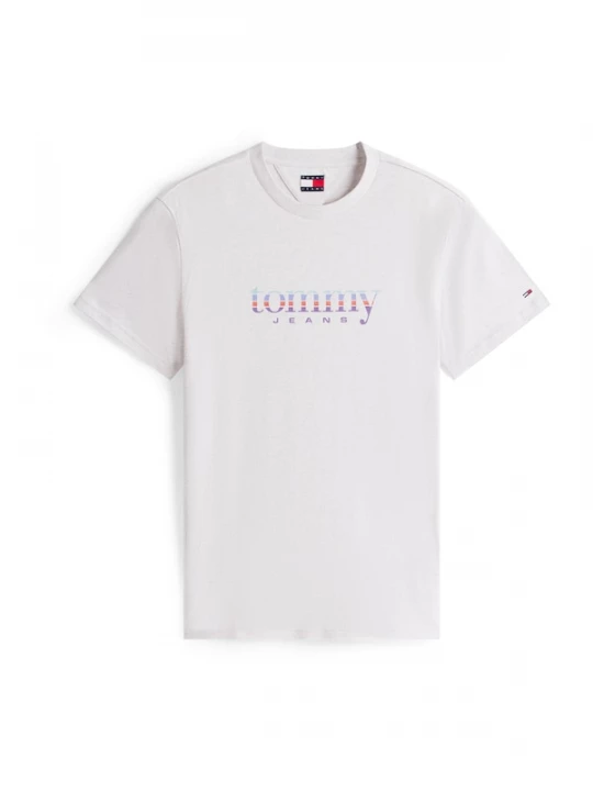 Foto van product Tommy Jeans Shirt azuur / lichtgrijs / lila / oranje