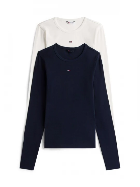 Foto van product Tommy Jeans Shirt azuur / wit