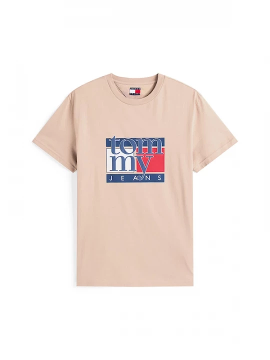 Foto van product Tommy Jeans Shirt blauw / lichtbruin / rood / wit