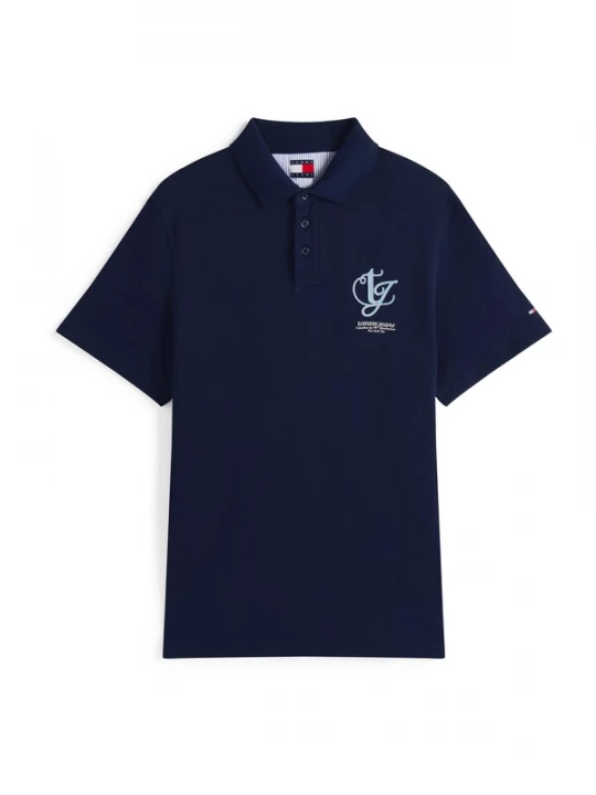 Foto van product Tommy Jeans Shirt camel / navy / lichtblauw