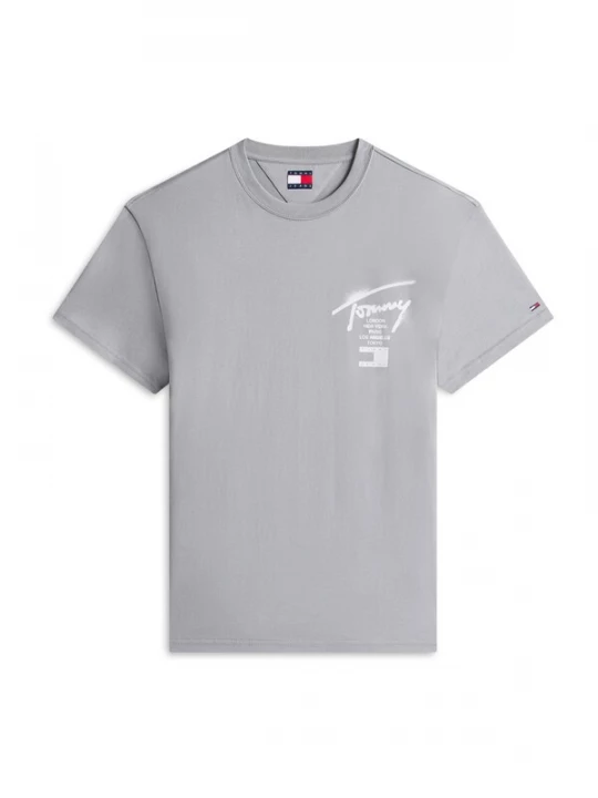 Foto van product Tommy Jeans Shirt 'CITY' grijs / wit
