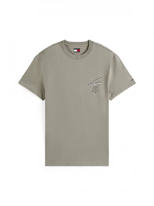 Foto van product Tommy Jeans Shirt 'City' kaki / wit