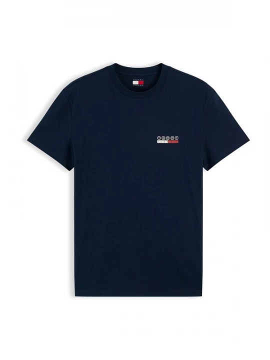 Foto van product Tommy Jeans Shirt 'DNA' marine / rood / wit