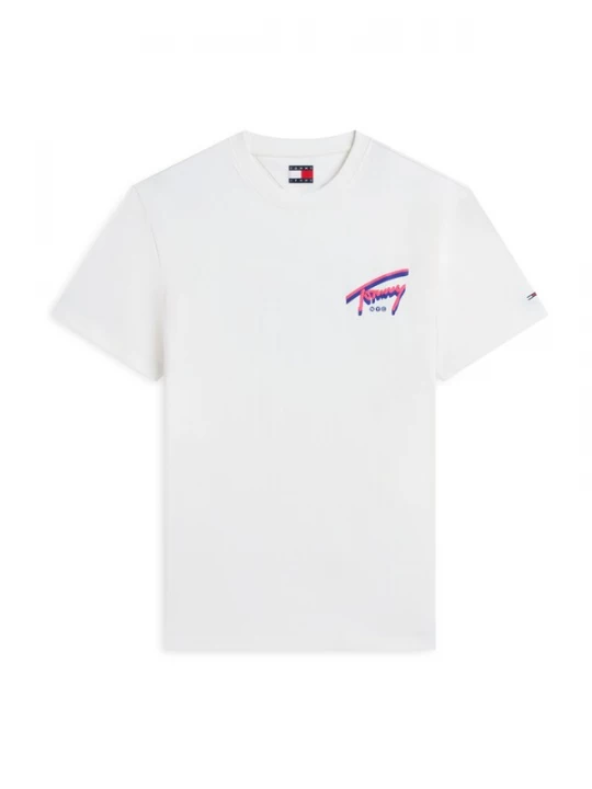 Foto van product Tommy Jeans Shirt donkerblauw / framboos / wit