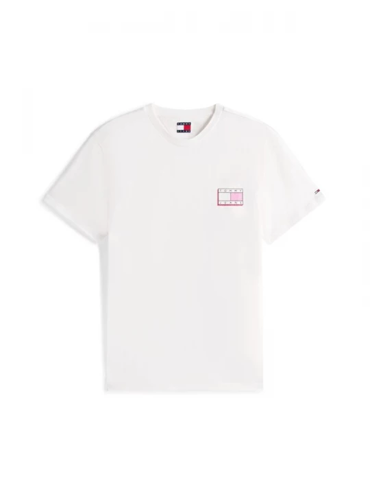 Foto van product Tommy Jeans Shirt donkerblauw / pink / rosa / wit
