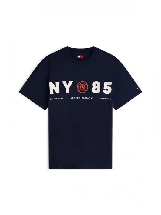 Foto van product Tommy Jeans Shirt donkerblauw / rood / wit