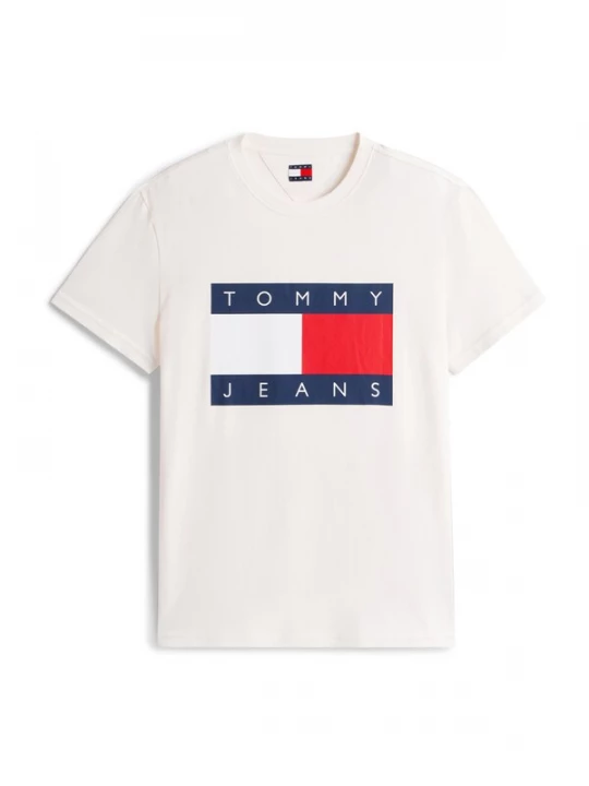 Foto van product Tommy Jeans Shirt donkerblauw / rood / wit / offwhite
