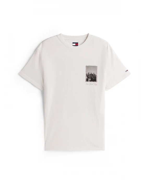 Foto van product Tommy Jeans Shirt ecru / grijs / donkergrijs / zwart