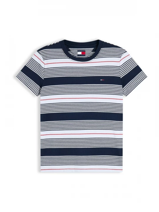 Foto van product Tommy Jeans Shirt 'ESS' navy / rood / wit