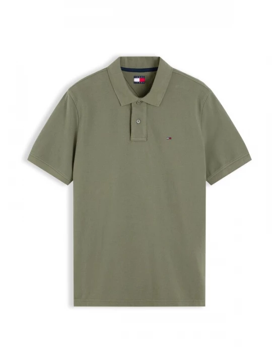 Foto van product Tommy Jeans Shirt 'ESS' olijfgroen