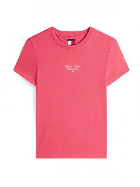 Foto van product Tommy Jeans Shirt 'Ess' rood / wit