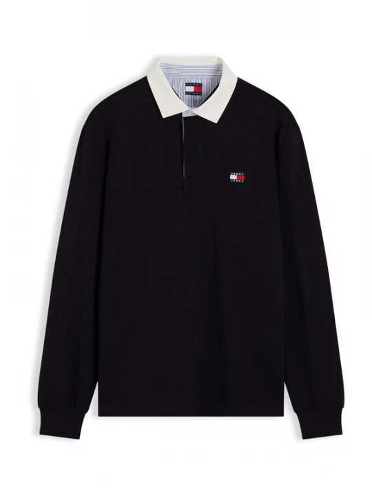 Foto van product Tommy Jeans Shirt 'Ess' zwart
