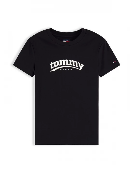 Foto van product Tommy Jeans Shirt 'ESS' zwart / wit