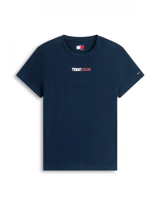 Foto van product Tommy Jeans Shirt 'ESSENTIAL' donkerblauw