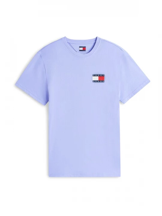 Foto van product Tommy Jeans Shirt 'ESSENTIAL' lichtblauw / rood / wit