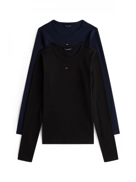 Foto van product Tommy Jeans Shirt 'ESSENTIAL' marine / zwart