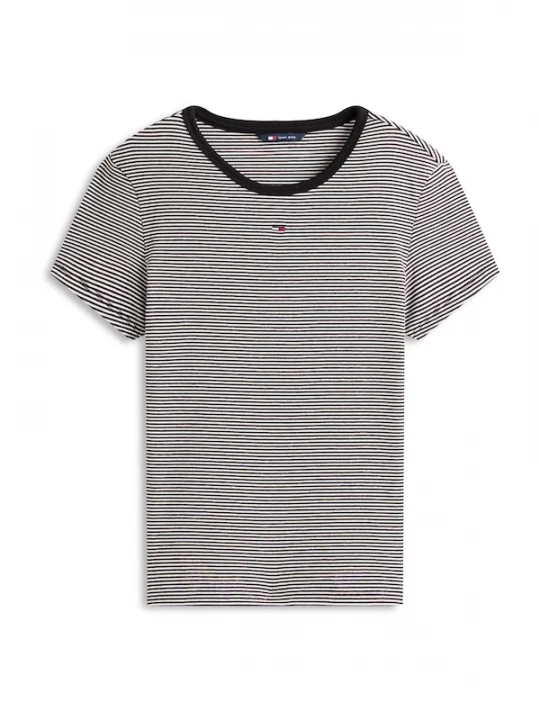 Foto van product Tommy Jeans Shirt 'Essential' navy / rood / zwart / wit