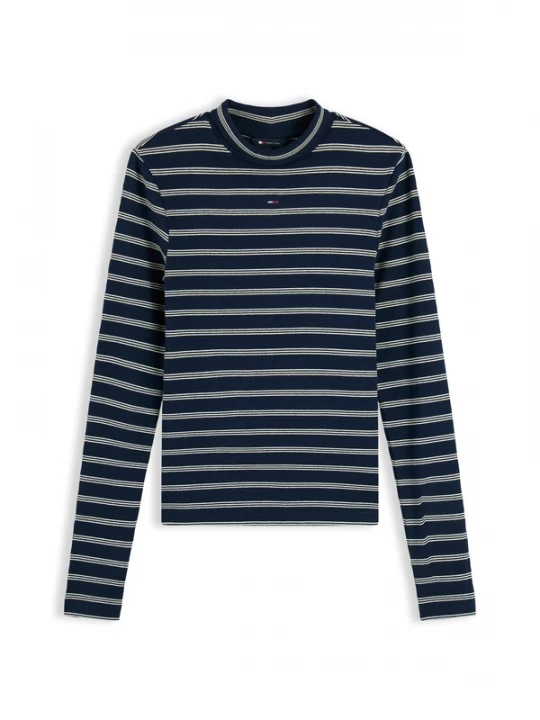 Foto van product Tommy Jeans Shirt 'ESSENTIAL' navy / wit