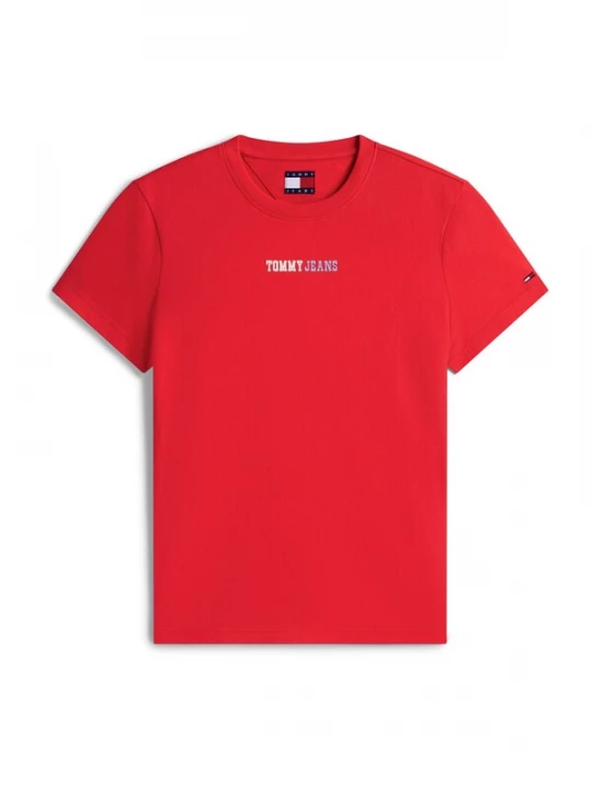 Foto van product Tommy Jeans Shirt 'ESSENTIAL' rood