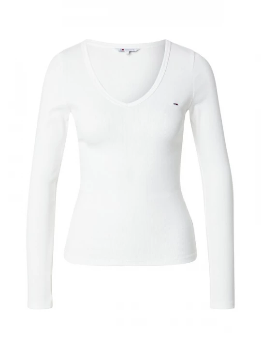 Foto van product Tommy Jeans Shirt 'Essential' wit