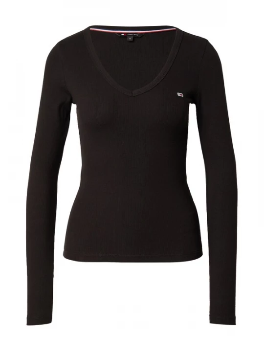 Foto van product Tommy Jeans Shirt 'ESSENTIAL' zwart