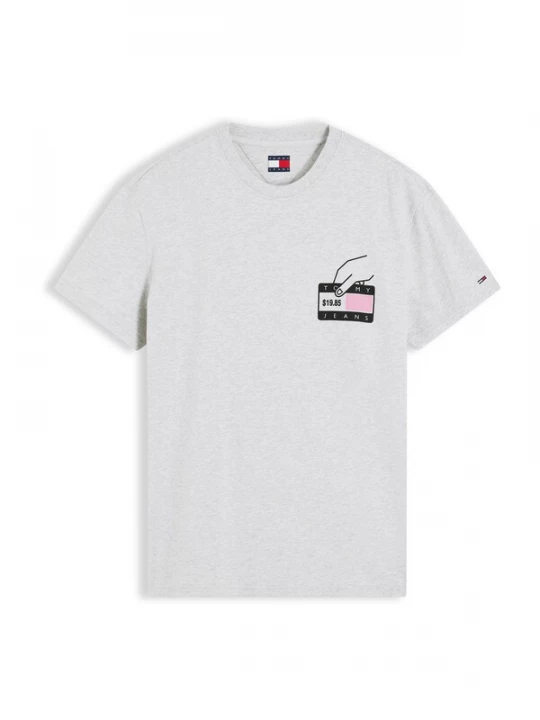 Foto van product Tommy Jeans Shirt geel / lichtgrijs / oudroze / zwart
