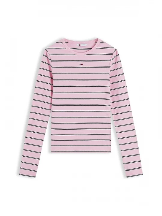 Foto van product Tommy Jeans Shirt gemengde kleuren / lichtroze