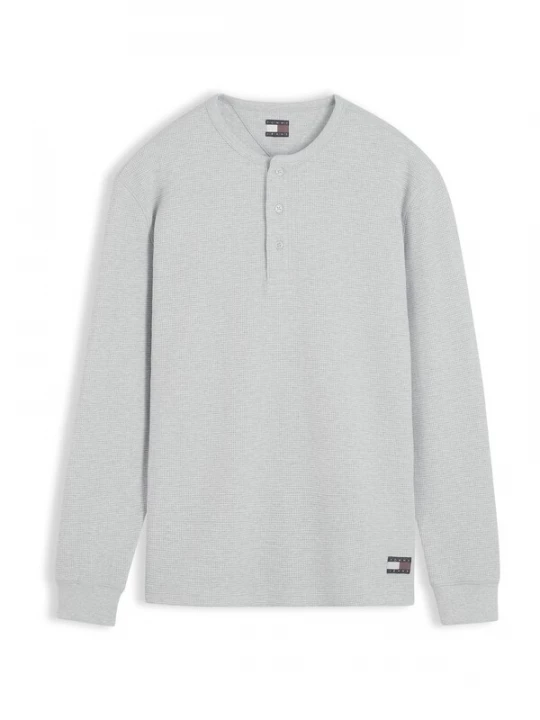 Foto van product Tommy Jeans Shirt grijs gemêleerd