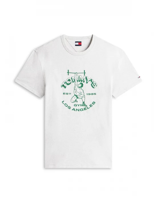 Foto van product Tommy Jeans Shirt grijs gemêleerd / groen