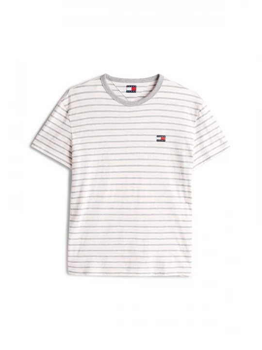 Foto van product Tommy Jeans Shirt grijs / rosa / wit