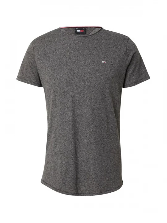 Foto van product Tommy Jeans Shirt 'Jaspe' navy / grijs gemêleerd / rood / wit