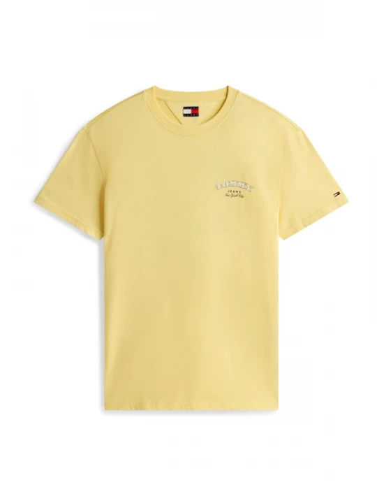 Foto van product Tommy Jeans Shirt lichtblauw / geel / zwart / wit