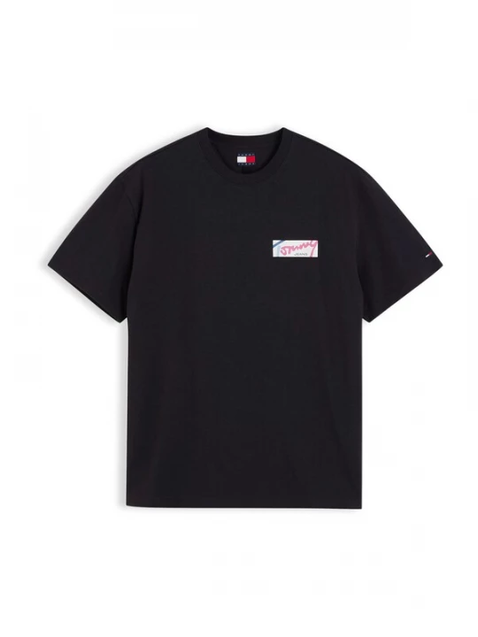 Foto van product Tommy Jeans Shirt lichtgeel / spar / rosa / zwart