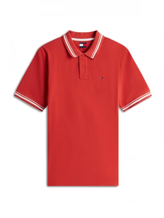 Foto van product Tommy Jeans Shirt lichtrood / wit