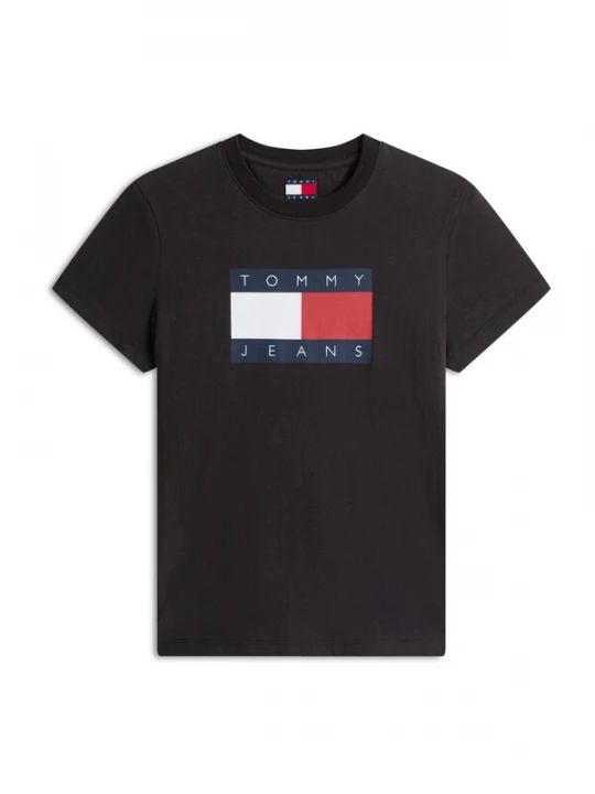 Foto van product Tommy Jeans Shirt marine / bloedrood / zwart / wit