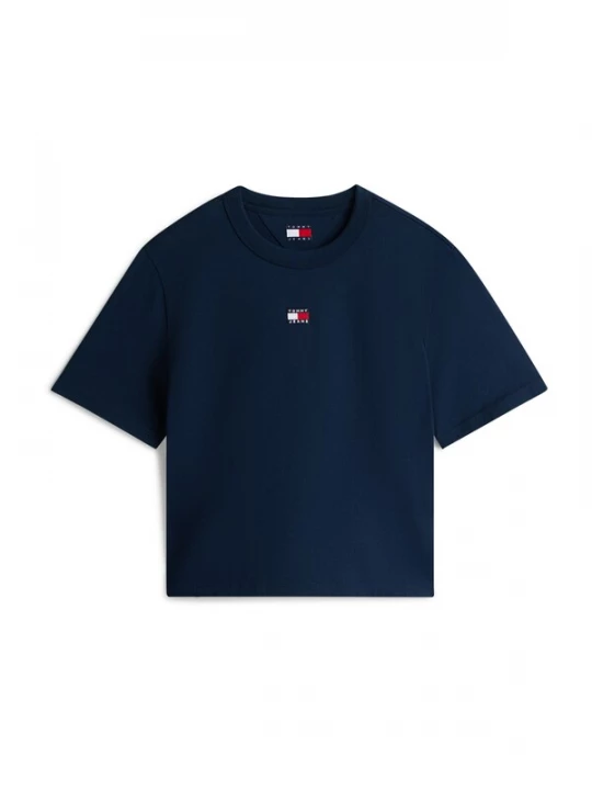 Foto van product Tommy Jeans Shirt nachtblauw / rood / wit