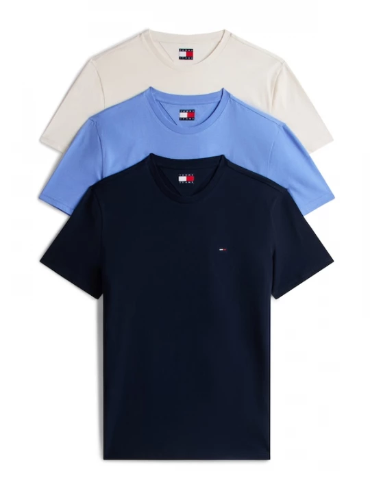 Foto van product Tommy Jeans Shirt navy / duifblauw / lichtgrijs