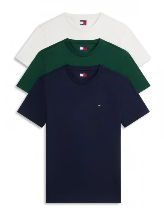 Foto van product Tommy Jeans Shirt navy / groen / wit